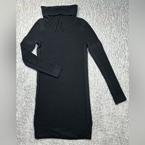 Prana Charcoal Cowl Neck Sweater Dress